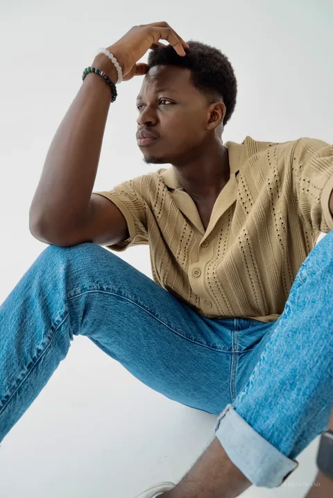 Ivorian male model in Dubai