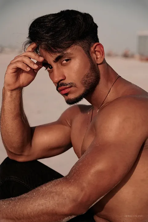 Brazilian male model in Dubai