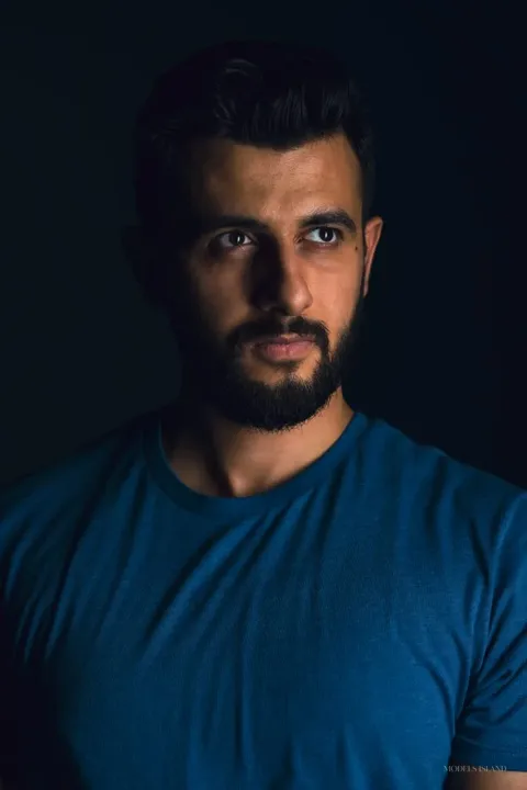 Jordanian  male model in Dubai