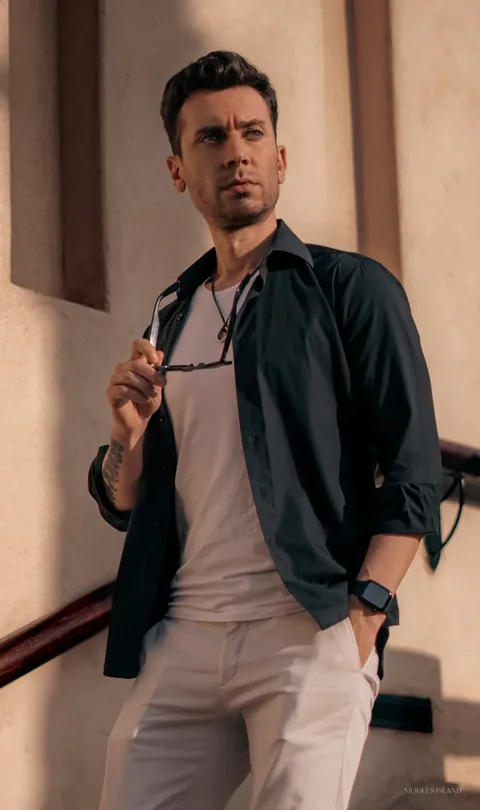 Moldavian  male model in Dubai