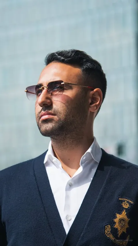 Saudi male model in Dubai