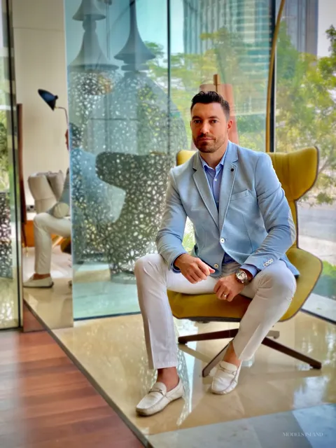 Lithuanian male model in Dubai