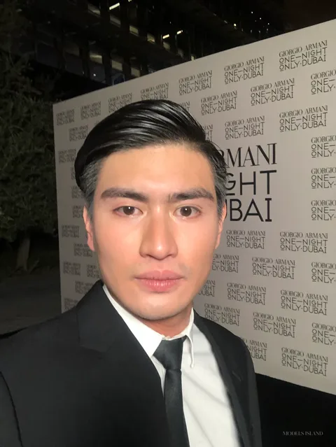 Filipino male model in Dubai