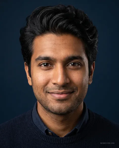 Arjun, AI-generated virtual model — Models Island V0005