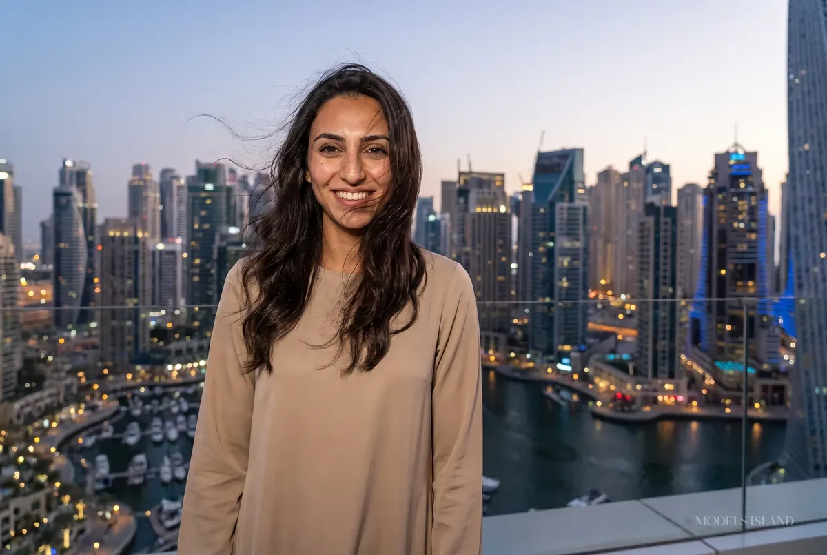 Noor, AI-generated virtual model